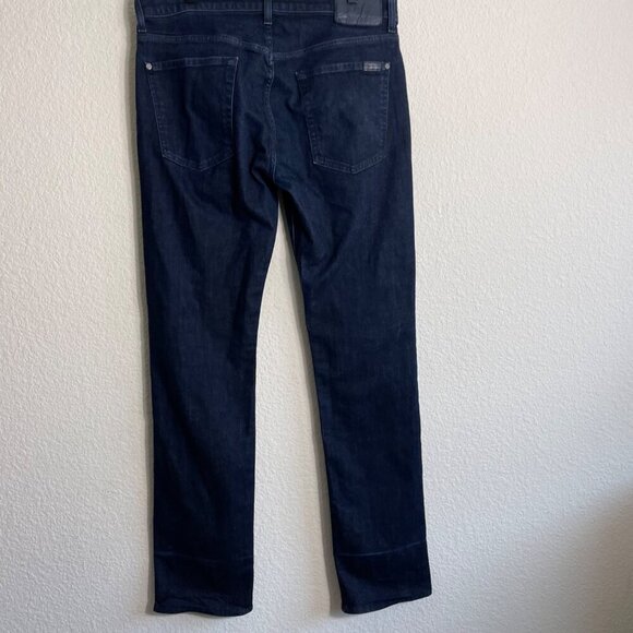 7 For All Mankind Men’s Premium Luxe Straight Leg Jeans – Size 34 - Picture 8 of 14